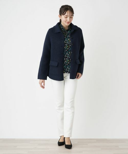 Leilian PLUS HOUSE / レリアンプラスハウス テーラードジャケット | ラメニットジャケット【BOURGE】 | 詳細9