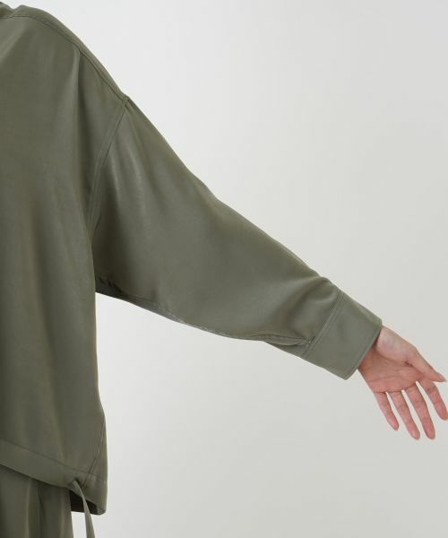 Leilian PLUS HOUSE / レリアンプラスハウス シャツ・ブラウス | ドロップショルダーブラウス【Leilian WHITE LABEL】【BOURGE】 | 詳細16