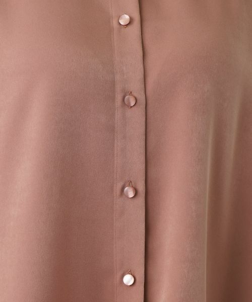 Leilian PLUS HOUSE / レリアンプラスハウス シャツ・ブラウス | ドロップショルダーブラウス【Leilian WHITE LABEL】【BOURGE】 | 詳細4