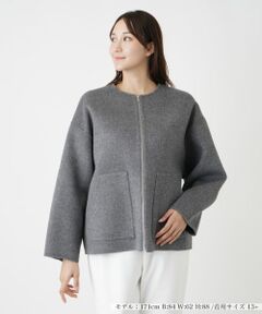 Leilian PLUS HOUSE / レリアンプラスハウス その他アウター | ノーカラーコート【BOURGE】