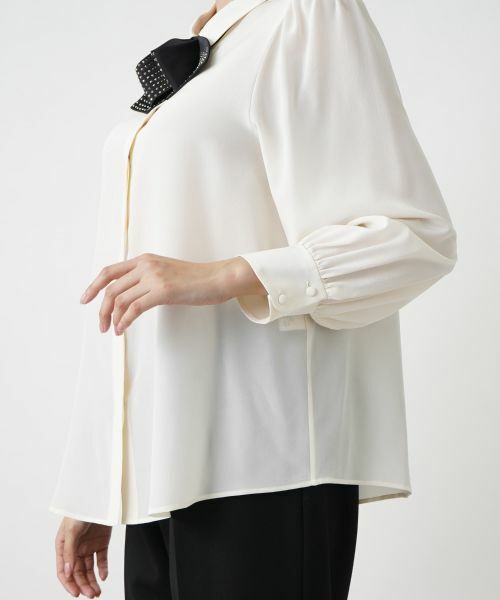 Leilian PLUS HOUSE / レリアンプラスハウス シャツ・ブラウス | ボウタイブラウス【BOURGE】 | 詳細13