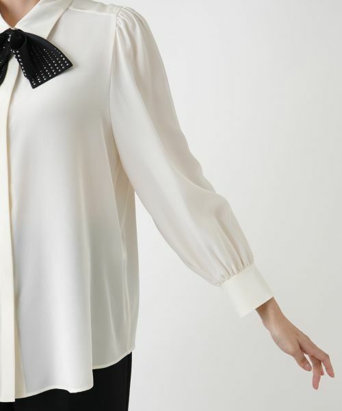 Leilian PLUS HOUSE / レリアンプラスハウス シャツ・ブラウス | ボウタイブラウス【BOURGE】 | 詳細14