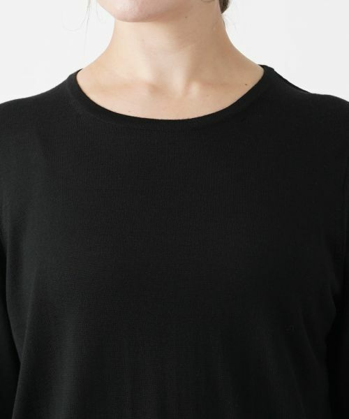 Leilian PLUS HOUSE / レリアンプラスハウス ニット・セーター | クルーネックニット【LORO PIANA】【BOURGE】 | 詳細10