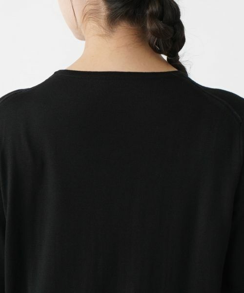 Leilian PLUS HOUSE / レリアンプラスハウス ニット・セーター | クルーネックニット【LORO PIANA】【BOURGE】 | 詳細11