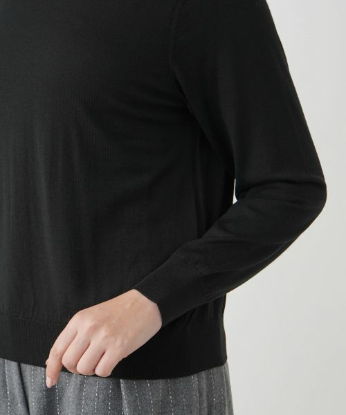Leilian PLUS HOUSE / レリアンプラスハウス ニット・セーター | クルーネックニット【LORO PIANA】【BOURGE】 | 詳細13