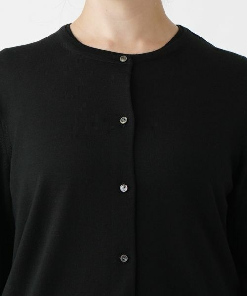 Leilian PLUS HOUSE / レリアンプラスハウス カーディガン・ボレロ | クルーネックカーディガン【LORO PIANA】【BOURGE】 | 詳細11