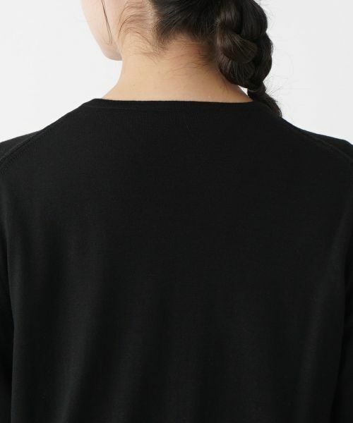 Leilian PLUS HOUSE / レリアンプラスハウス カーディガン・ボレロ | クルーネックカーディガン【LORO PIANA】【BOURGE】 | 詳細12