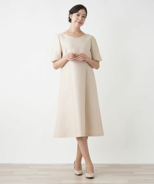 Leilian PLUS HOUSE / レリアンプラスハウス ドレス | Vネックワンピース【BOURGE】 | 詳細1