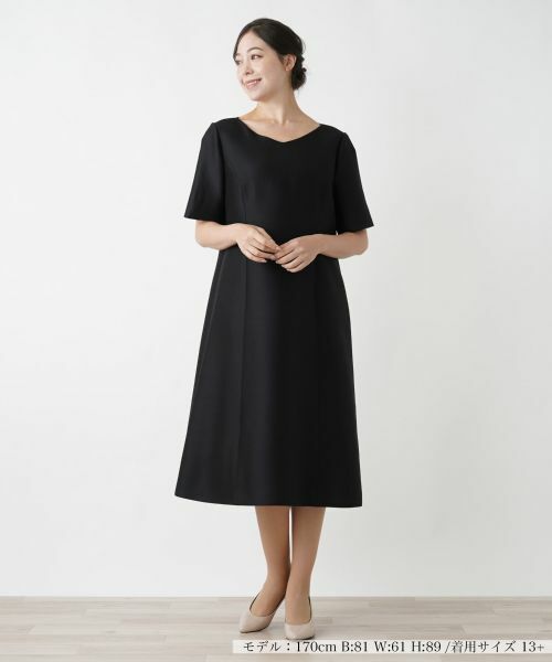 Leilian PLUS HOUSE / レリアンプラスハウス ドレス | Vネックワンピース【BOURGE】 | 詳細5