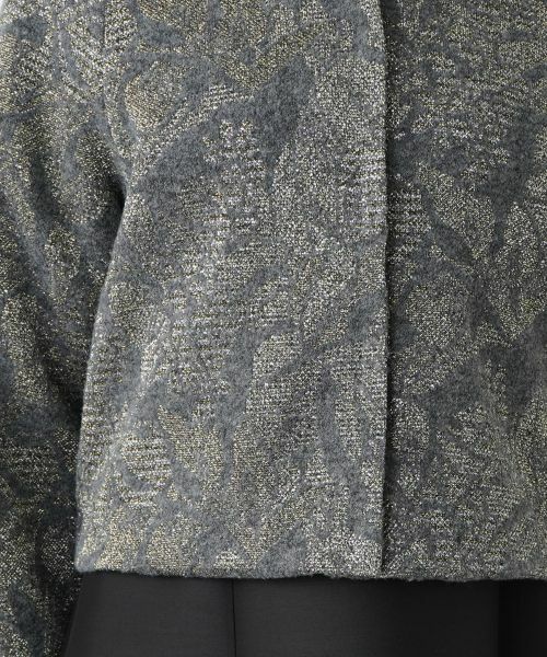 Leilian PLUS HOUSE / レリアンプラスハウス テーラードジャケット | ノーカラーニットジャケット【BOURGE】 | 詳細13