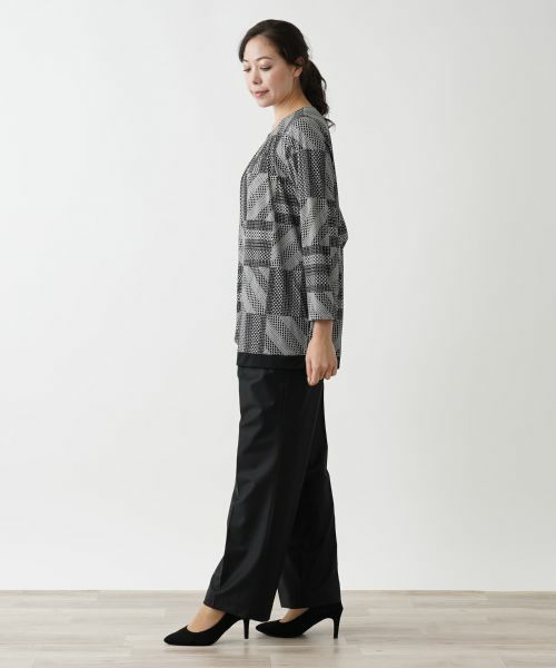 Leilian PLUS HOUSE / レリアンプラスハウス その他パンツ | センタープレスパンツ | 詳細2