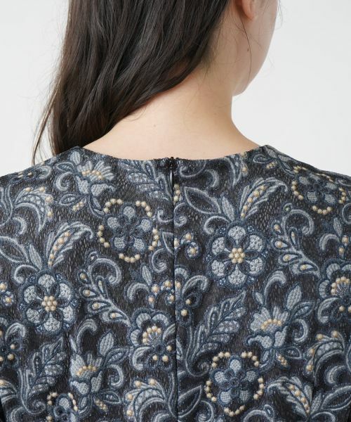 Leilian PLUS HOUSE / レリアンプラスハウス ドレス | リボンベルトレースワンピース | 詳細10