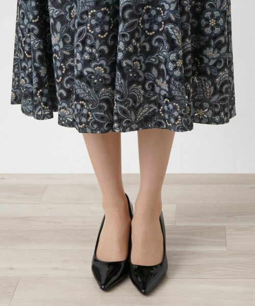 Leilian PLUS HOUSE / レリアンプラスハウス ドレス | リボンベルトレースワンピース | 詳細16