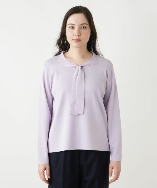 Leilian PLUS HOUSE / レリアンプラスハウス ニット・セーター | ボウタイニット【プラス企画】 | 詳細10