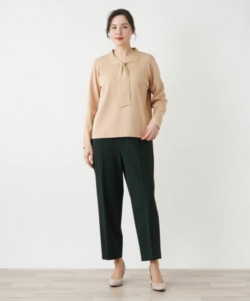 Leilian PLUS HOUSE / レリアンプラスハウス ニット・セーター | ボウタイニット【プラス企画】 | 詳細4