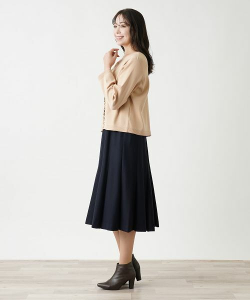 Leilian PLUS HOUSE / レリアンプラスハウス カーディガン・ボレロ | フリルカーディガン【プラス企画】 | 詳細2