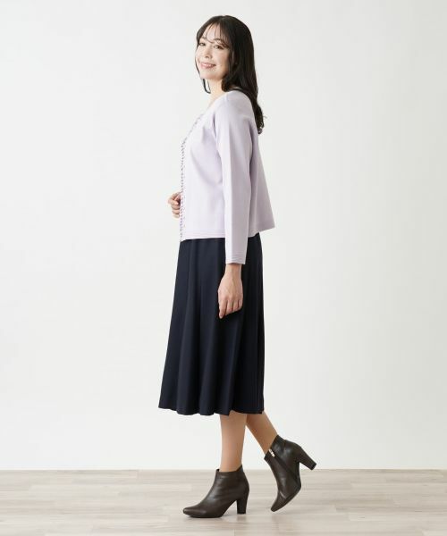 Leilian PLUS HOUSE / レリアンプラスハウス カーディガン・ボレロ | フリルカーディガン【プラス企画】 | 詳細8