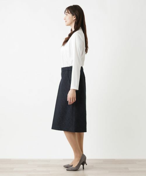 Leilian PLUS HOUSE / レリアンプラスハウス ロング・マキシ丈スカート | キュロットスカート【Leilian WHITE LABEL】【BOURGE】 | 詳細2