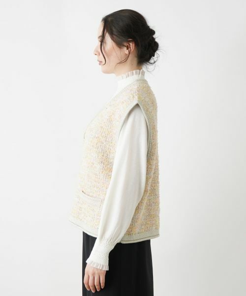 Leilian / レリアン ツイードベスト