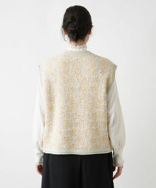 Leilian PLUS HOUSE / レリアンプラスハウス テーラードジャケット | ツイードニットベスト | 詳細12