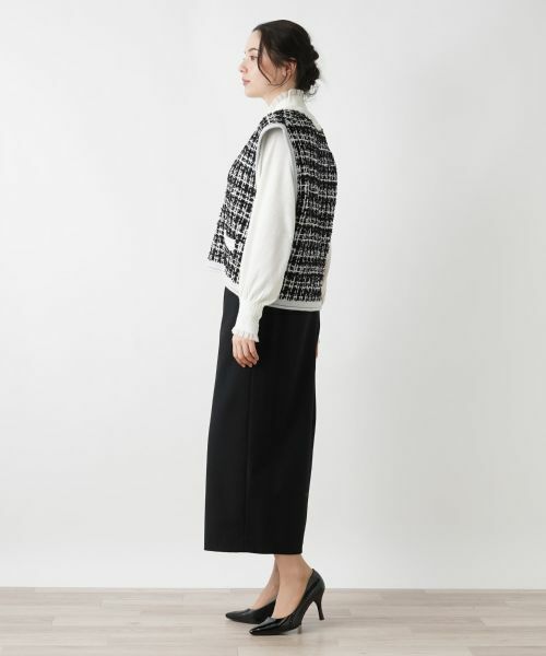 L'Appartement ツイードジャケット ベスト 2点セット ツイードSET – BUNNY APARTMENT