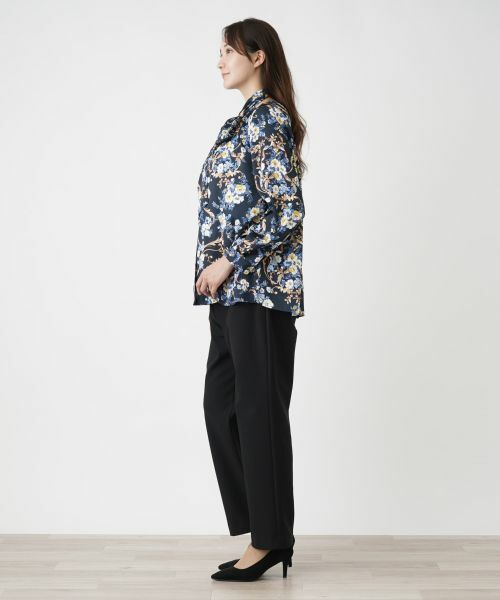 Leilian PLUS HOUSE / レリアンプラスハウス シャツ・ブラウス | ボウタイノーカラーブラウス【ROCHAS Premiere】 | 詳細2