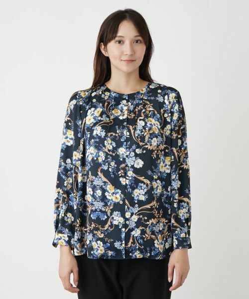 Leilian PLUS HOUSE / レリアンプラスハウス シャツ・ブラウス | ボウタイノーカラーブラウス【ROCHAS Premiere】 | 詳細4