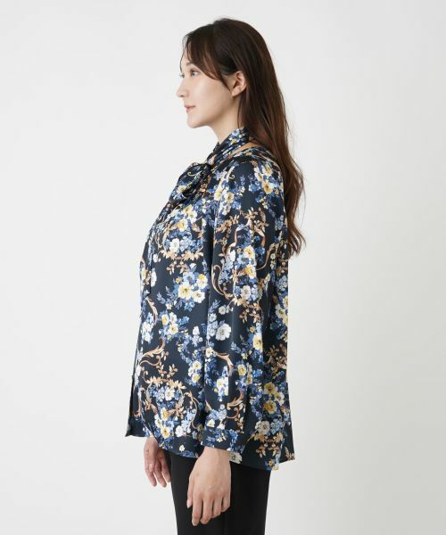 Leilian PLUS HOUSE / レリアンプラスハウス シャツ・ブラウス | ボウタイノーカラーブラウス【ROCHAS Premiere】 | 詳細6