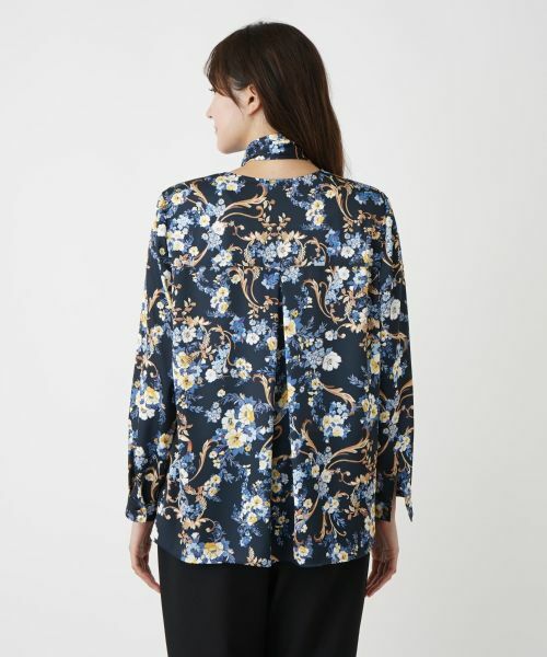 Leilian PLUS HOUSE / レリアンプラスハウス シャツ・ブラウス | ボウタイノーカラーブラウス【ROCHAS Premiere】 | 詳細7