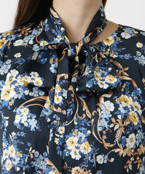 Leilian PLUS HOUSE / レリアンプラスハウス シャツ・ブラウス | ボウタイノーカラーブラウス【ROCHAS Premiere】 | 詳細8