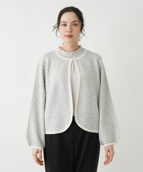 Leilian PLUS HOUSE / レリアンプラスハウス カーディガン・ボレロ | ボレロ風カーディガン【BOURGE】 | 詳細10