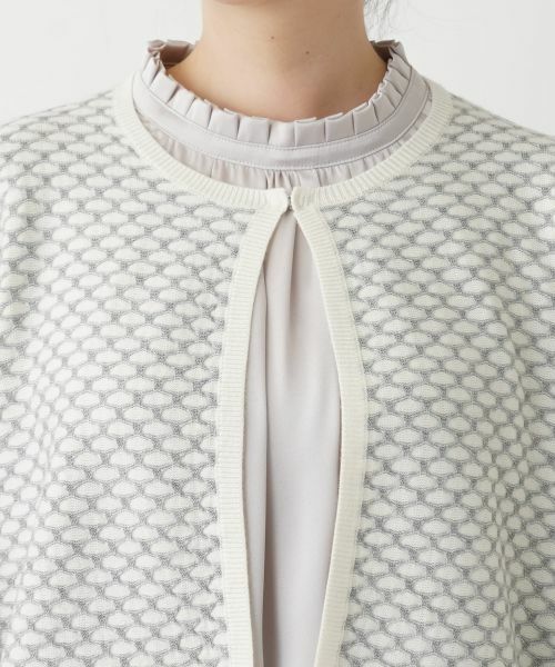 Leilian PLUS HOUSE / レリアンプラスハウス カーディガン・ボレロ | ボレロ風カーディガン【BOURGE】 | 詳細13