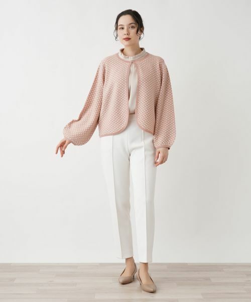 Leilian PLUS HOUSE / レリアンプラスハウス カーディガン・ボレロ | ボレロ風カーディガン【BOURGE】 | 詳細4