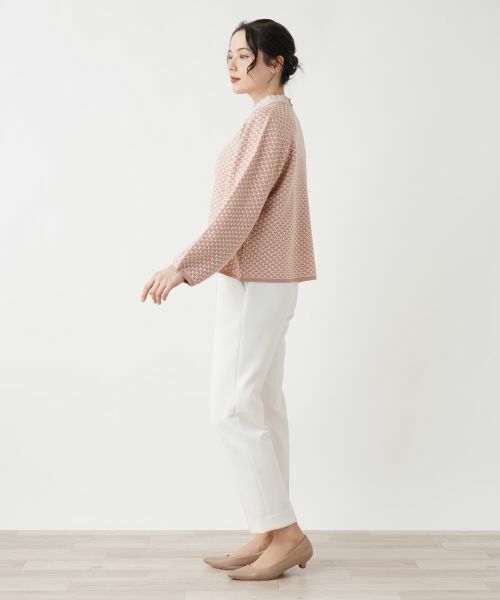 Leilian PLUS HOUSE / レリアンプラスハウス カーディガン・ボレロ | ボレロ風カーディガン【BOURGE】 | 詳細5
