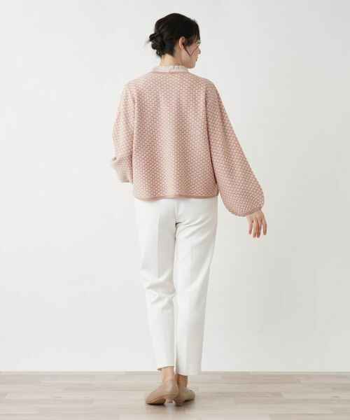 Leilian PLUS HOUSE / レリアンプラスハウス カーディガン・ボレロ | ボレロ風カーディガン【BOURGE】 | 詳細6