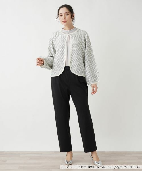 Leilian PLUS HOUSE / レリアンプラスハウス カーディガン・ボレロ | ボレロ風カーディガン【BOURGE】 | 詳細7