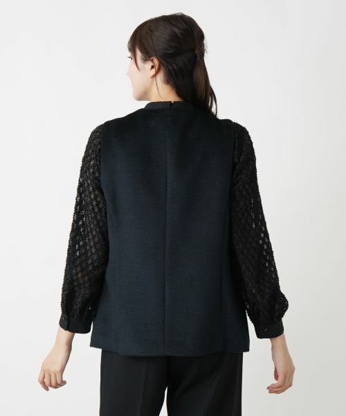 Leilian PLUS HOUSE / レリアンプラスハウス テーラードジャケット | ノーカラーベスト | 詳細14