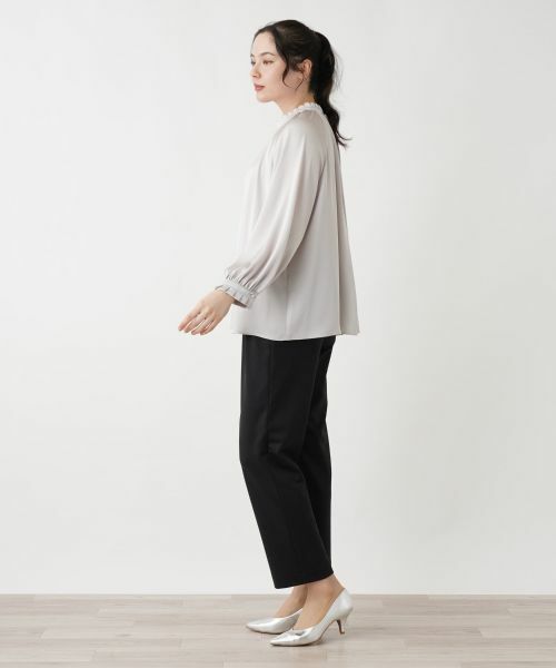 Leilian PLUS HOUSE / レリアンプラスハウス シャツ・ブラウス | ハイネックブラウス【BOURGE】 | 詳細10