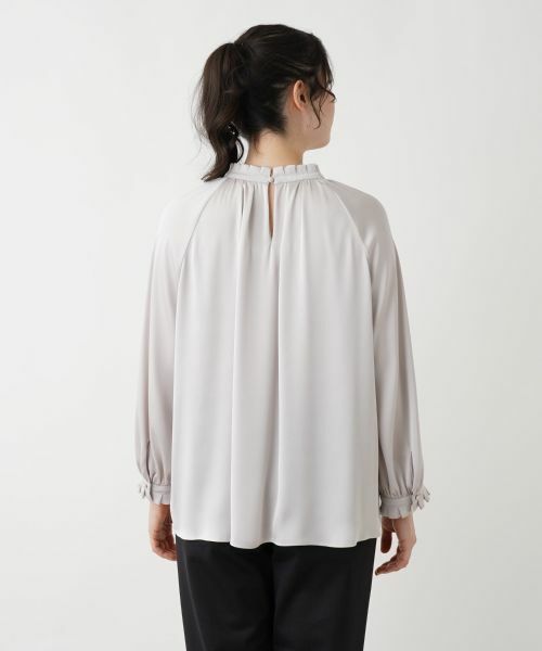 Leilian PLUS HOUSE / レリアンプラスハウス シャツ・ブラウス | ハイネックブラウス【BOURGE】 | 詳細14