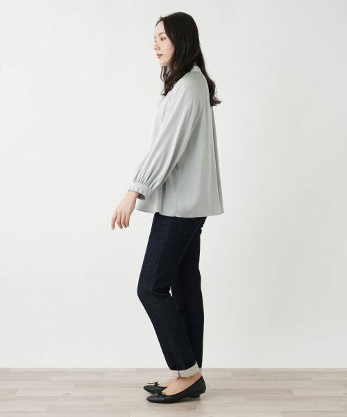 Leilian PLUS HOUSE / レリアンプラスハウス シャツ・ブラウス | ハイネックブラウス【BOURGE】 | 詳細2