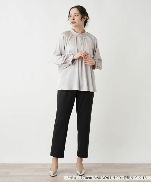 Leilian PLUS HOUSE / レリアンプラスハウス シャツ・ブラウス | ハイネックブラウス【BOURGE】 | 詳細9