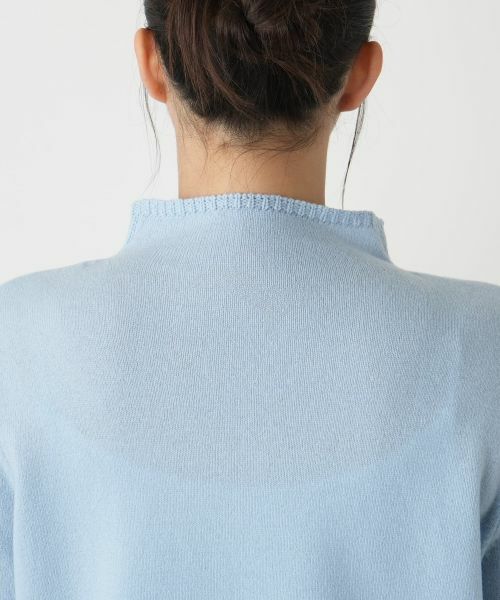 Leilian PLUS HOUSE / レリアンプラスハウス ニット・セーター | スリットハイネックニット【Leilian WHITE LABEL】 | 詳細12