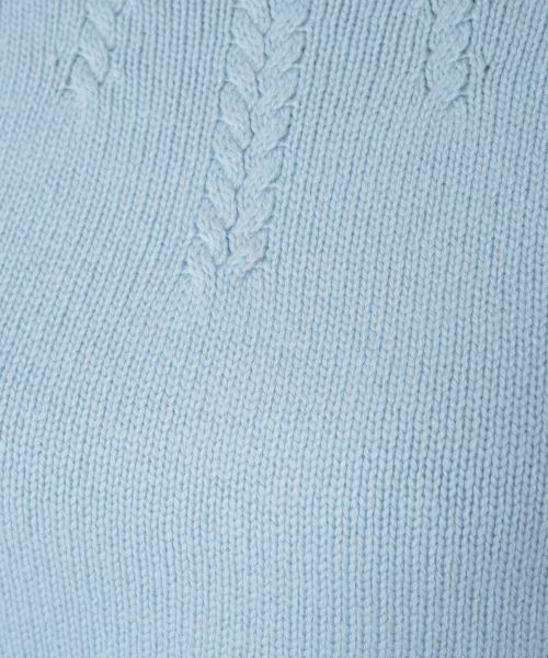 Leilian PLUS HOUSE / レリアンプラスハウス ニット・セーター | スリットハイネックニット【Leilian WHITE LABEL】 | 詳細15