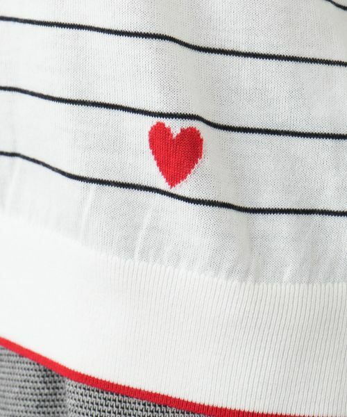 Leilian PLUS HOUSE / レリアンプラスハウス ニット・セーター | ボーダークルーネックニット【Leilian WHITE LABEL】 | 詳細15