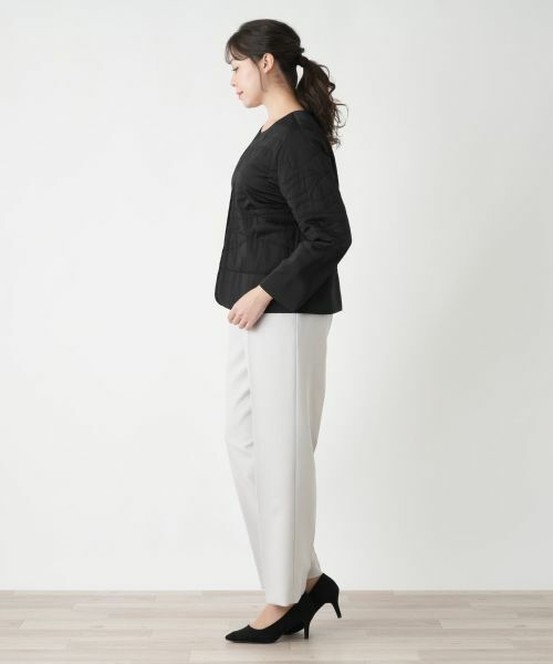 Leilian PLUS HOUSE / レリアンプラスハウス テーラードジャケット | ノーカラージャケット【Leilian WHITE LABEL】【BOURGE】 | 詳細6