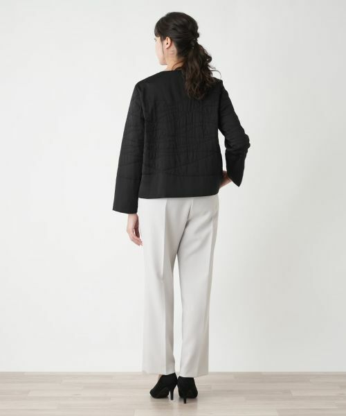 Leilian PLUS HOUSE / レリアンプラスハウス テーラードジャケット | ノーカラージャケット【Leilian WHITE LABEL】【BOURGE】 | 詳細7