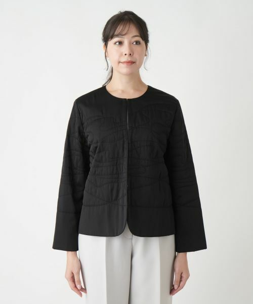 Leilian PLUS HOUSE / レリアンプラスハウス テーラードジャケット | ノーカラージャケット【Leilian WHITE LABEL】【BOURGE】 | 詳細8