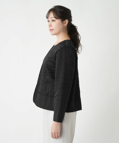 Leilian PLUS HOUSE / レリアンプラスハウス テーラードジャケット | ノーカラージャケット【Leilian WHITE LABEL】【BOURGE】 | 詳細9