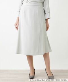 Leilian PLUS HOUSE / レリアンプラスハウス ミニ・ひざ丈スカート | フレアスカート【Leilian WHITE LABEL】【BOURGE】