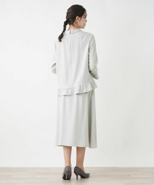 Leilian PLUS HOUSE / レリアンプラスハウス ミニ・ひざ丈スカート | フレアスカート【Leilian WHITE LABEL】【BOURGE】 | 詳細3